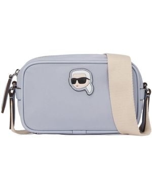 KARL LAGERFELD Ikon Cross Body Bag - Grey