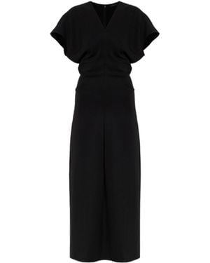 Anine Bing Zadig V-Neck Maxi Dress - Black