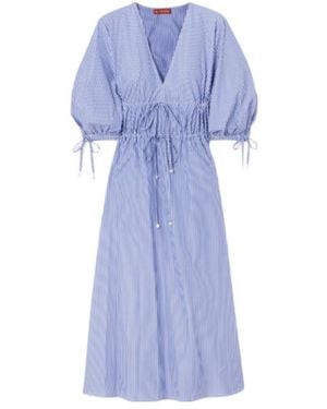 Altuzarra Medium-Length Striped Dress - Blue