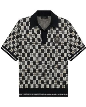 Amiri Pattern Top - Black