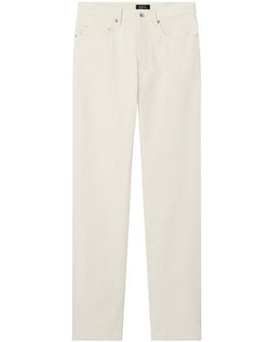 A.P.C. Five-Pocket Straight Pants - White