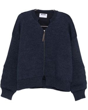 Moschino Long-Sleeve Casual Jacket - Blue