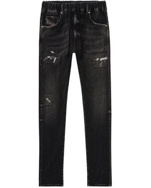 DIESEL Regular Regular Waist 2030 D-Krooley Joggjeans - Black