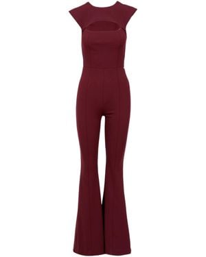 Aniye By Crew Neck Jumpsuit - Red
