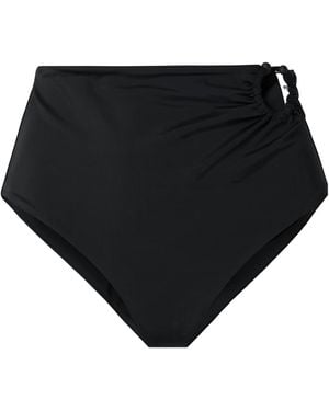 Johanna Ortiz Marinera Embellished Recycled Bikini Briefs - Black