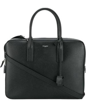 Saint Laurent Small Museum Briefcase - Black