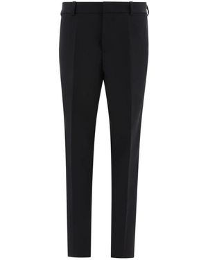 Jil Sander Straight-Leg Tailored Trousers - Black