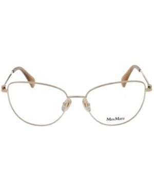 Max Mara Cat-Eye Frame Glasses - Natural