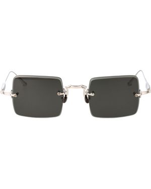 Matsuda Rectangle-Frame Sunglasses - White