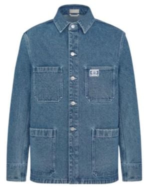 Dior Homme Buttoned Denim Overshirt - Blue