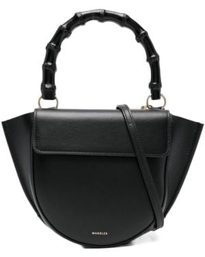 Wandler Bamboo Top Handle Mini Handbag - Black