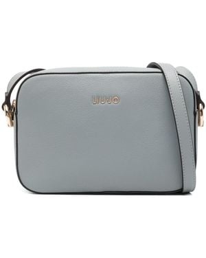 Liu Jo Logo Embossed Shoulder Bag - Grey