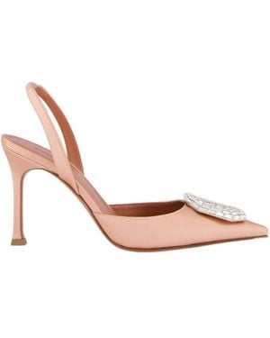 AMINA MUADDI Camelia 90 Slingback Pumps - Pink