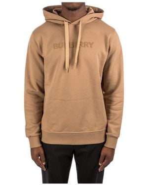 Burberry Ansdell Drawstring Hoodie - Natural