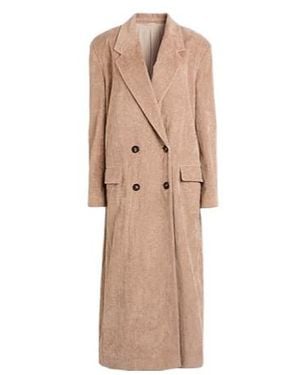 Brunello Cucinelli Double-Breasted Coat - Natural