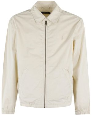 Polo Ralph Lauren The Bayport Mineral-Dyed Poplin Jacket - White