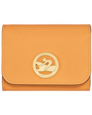 Longchamp Box-Trot Logo Wallet - Orange