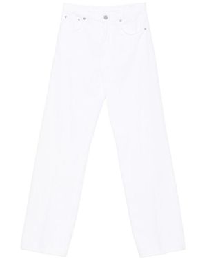 Dondup Casual Pants With Belt Loops - White
