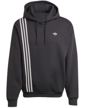 adidas Originals Front Stripes Hoodie - Black