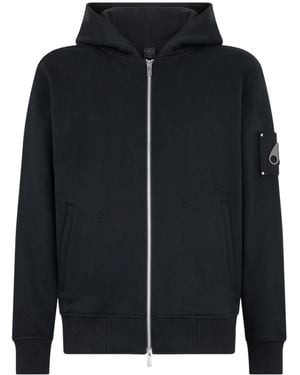 Moose Knuckles Hartsfield Zip-Up Hoodie - Black