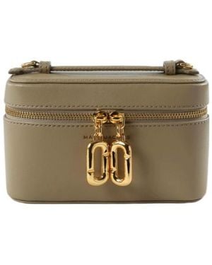 Marc Jacobs Scene Logo-Plaque Top-Handle Mini Bag - Natural