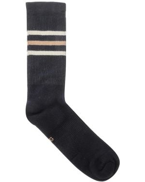 Gucci Striped Detail Socks - Black