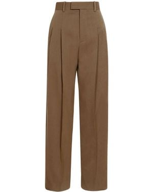 Bottega Veneta Wide Pants - Brown