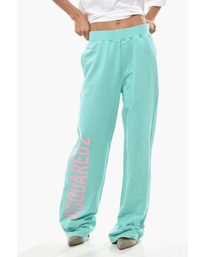 DSquared² Printed Logo Sweatpants - Blue