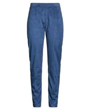 Max Mara High-Waisted Slim-Fit Pants - Blue