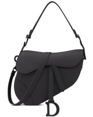 Dior Saddle Bag With Strap - Black