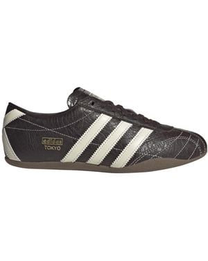 adidas Originals Leather Lowtop Retro Trainer - Black