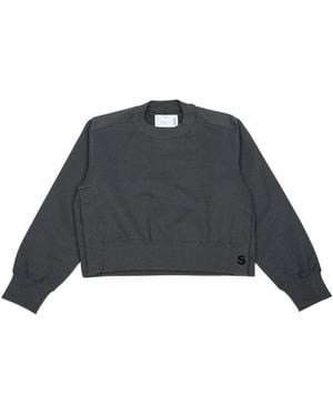 Sacai Long Sleeve Sweatshirt - Blue