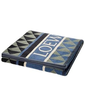 Loewe Jacquard Towel - Blue