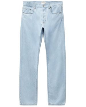 Versace Straight Chambray Jeans - Blue
