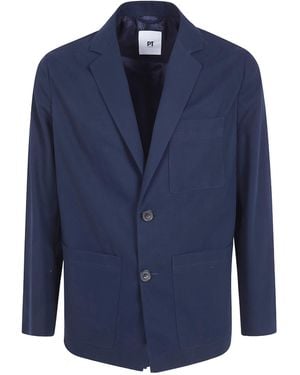 PT01 Single Breasted Jacket - Blue