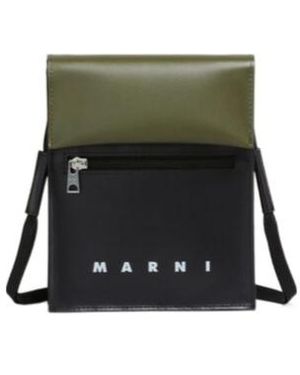 Marni Tribeca Shoulder Bag - Green