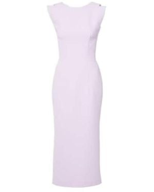 Maticevski Singular Open-Back Cocktail Dress - Purple