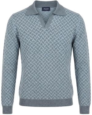 Drumohr Long-Sleeved Jumper - Blue