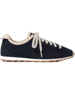 Jacquemus Lace-Up Canvas Trainers - Blue