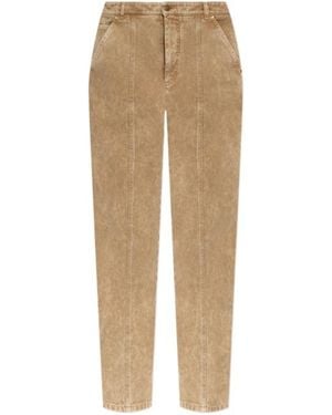 Moschino Straight Leg Jeans - Natural