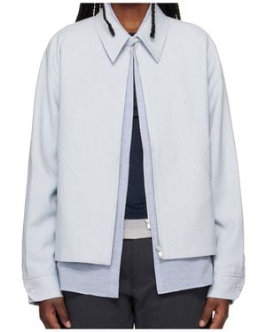 Post Archive Faction PAF Long Sleeve Casual Jacket - Blue