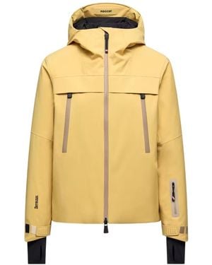 Moncler Grenoble Chanavey Hooded Ski Jacket - Metallic
