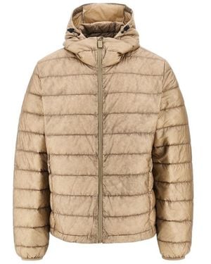 Aspesi Nelson Quilted Hooded Jacket - Natural