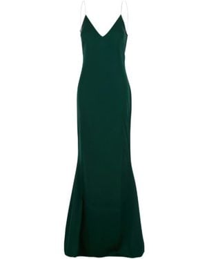 Tom Ford Crystal-Embellished Open-Back Maxi Dress - Green
