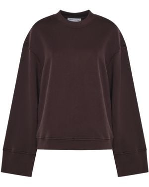 Frankie Shop Cropped Sweatshirt - Purple