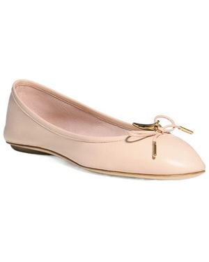 Chloé Round-Toe Flat Shoes - Pink