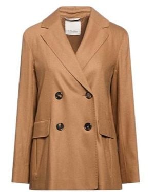 Max Mara Slim-Fit Single-Breasted Blazer - Brown