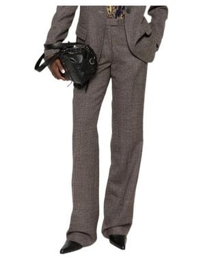Etro Casual Pants With Belt Loops - Gray