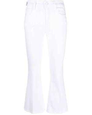 Jacob Cohen Victoria Crop Flare Trousers - White