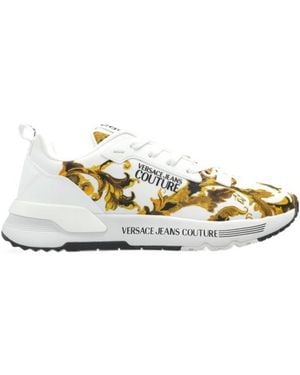 Versace Jeans Couture Couture Barocco Print Low-Top Trainers - Metallic